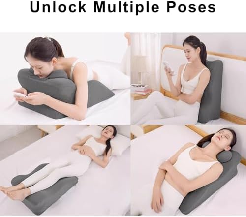 Multifunctional Prone Pillow with Washable Cover