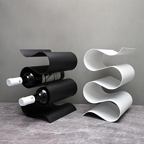 DYPA-AF12 White Metal S-Shaped Wine Rack