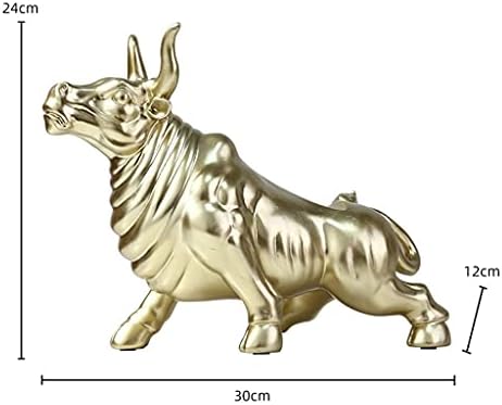 YYDS Gold Resin Cow Wine Rack Tabletop Decor