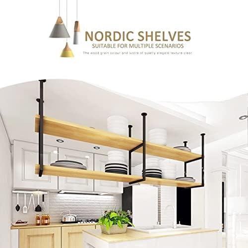 Hanging Wine Glass Rack - 2-In-1 Design Wall-Mounted Storage