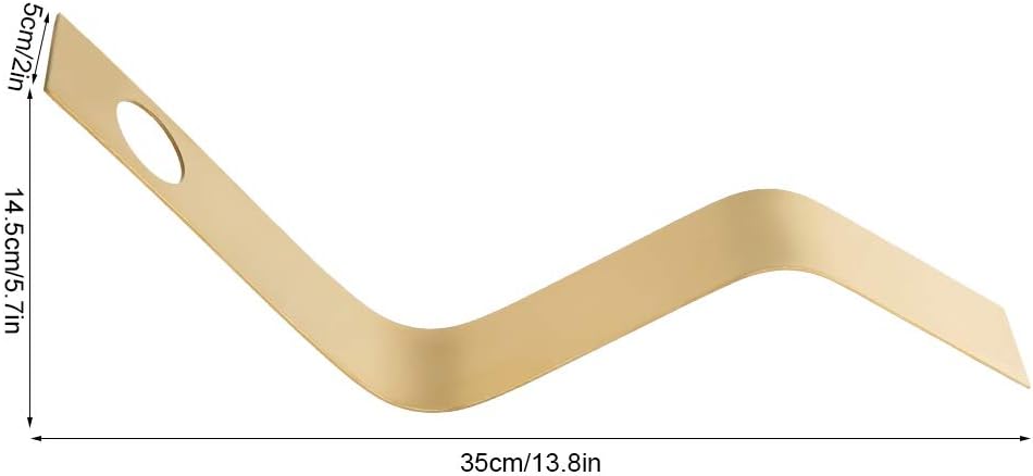 Wnvivi S-Shaped Wine Storage Rack Gold
