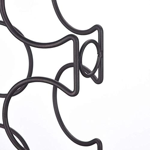 Modern Freestanding Wine Rack with Rounded Design