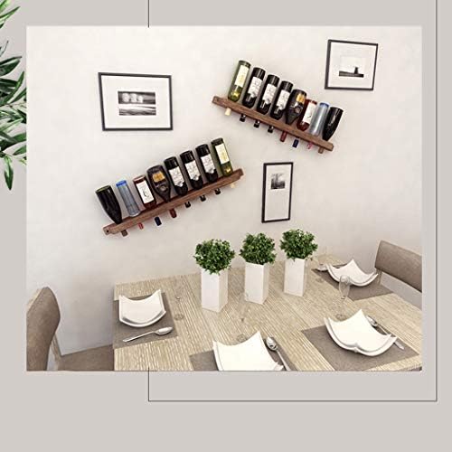 Suuim Wall Mounted Wine Rack 6 or 8 Bottle Organizer