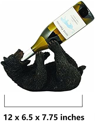 Bear Shape Wine Rack Resin Craft for Home Decor