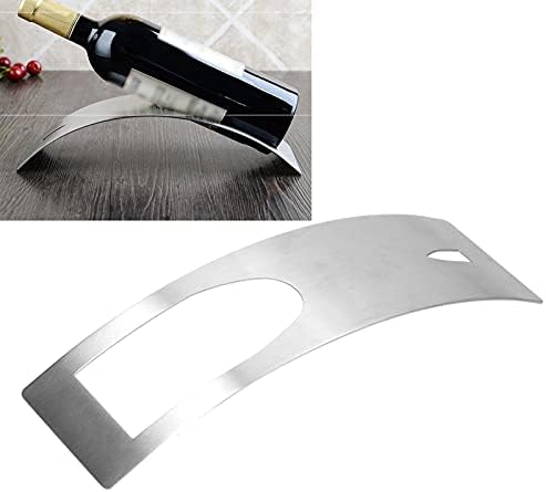 Stainless Steel Arched Wine Rack for Home Decor