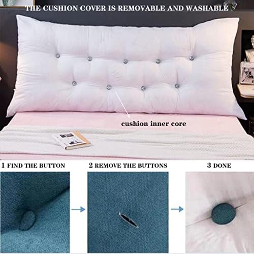 ZZYK Extra-Large Silk Reading Pillow with Removable Cover