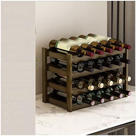 Stylish Freestanding Wine Cabinet with Storage and Display