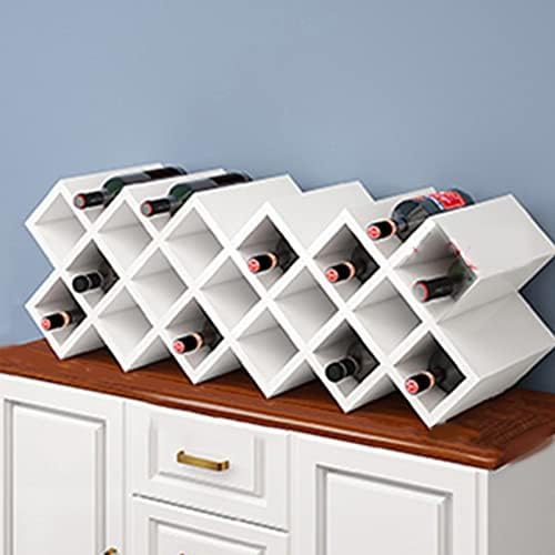 Generic Geometric Bottle Storage Rack for Home and Kitchen