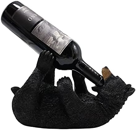 Bear Shape Wine Rack Resin Craft for Home Decor