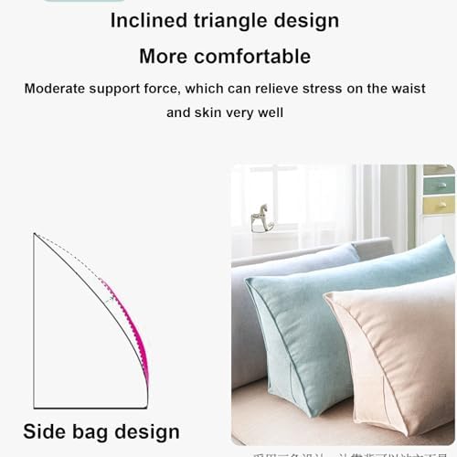 Yonwait Wedge Pillow Headboard Reading Support Pillow 1