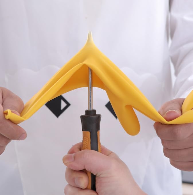 ASEANAO Durable Anti-Slip Latex Gloves for Household Use