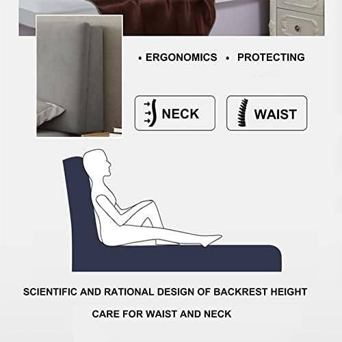ZZYK Plush Headboard Pillow for No Headboard Bed 1