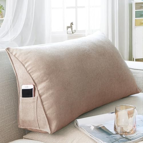 Yonwait Wedge Pillow Headboard Reading Support Pillow 1