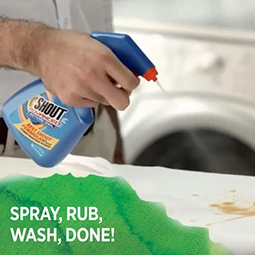 Shout Advanced Spray and Wash Stain Remover Gel 22oz Pack of 3