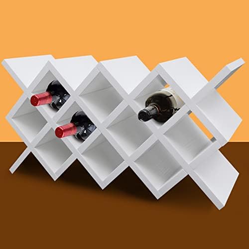 10-Bottle Capacity Wall-Mounted Wine Rack