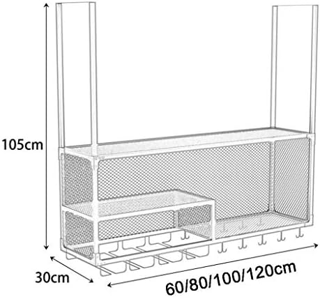 Wine Glass Holder with Metal Frame 80x30cm