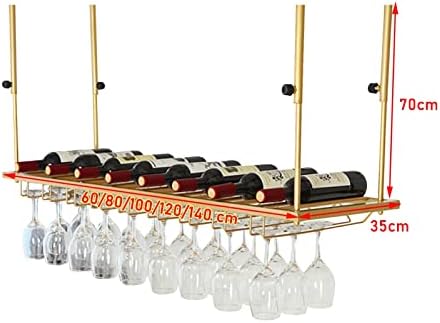 Sturdy Iron Wine Rack with Adjustable Holder and Decorative Shelf
