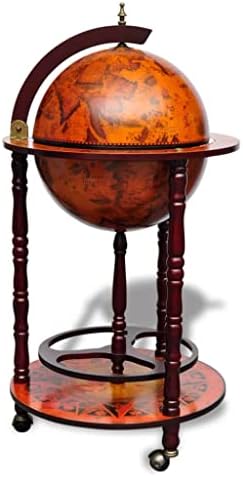 Globe Wine Bar Stand Eucalyptus Wood