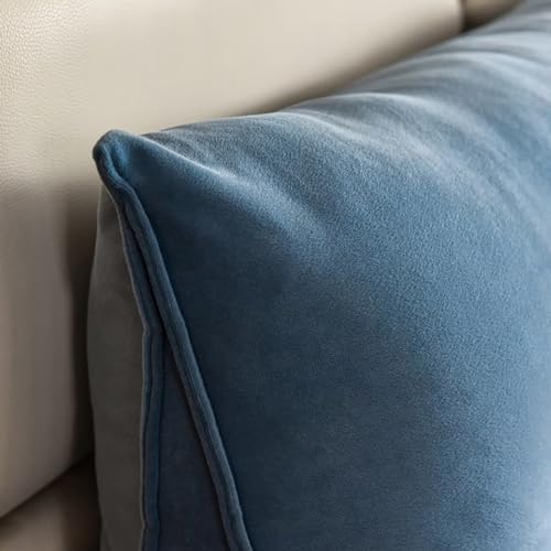TESICA Triangular Reading Bed Rest Pillow Dark Green 39x20x8in