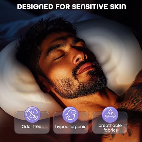 SleepLab Patented Atmos Cervical Pillow for Neck Pain Relief