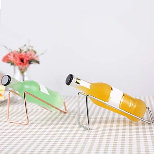 DOITOOL Elegant Wrought Iron Wine Rack for Home Decor