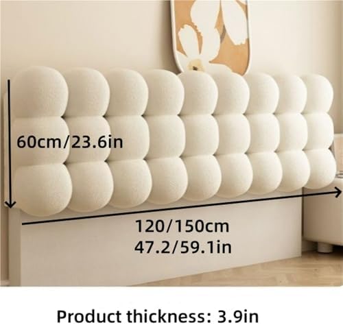 Pink Large Headboard Pillow with Teddy Texture