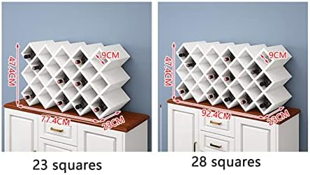 Generic Geometric Bottle Storage Rack for Home and Kitchen