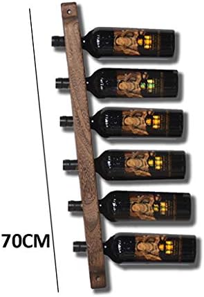 Suuim Wall Mounted Wine Rack 6 or 8 Bottle Organizer