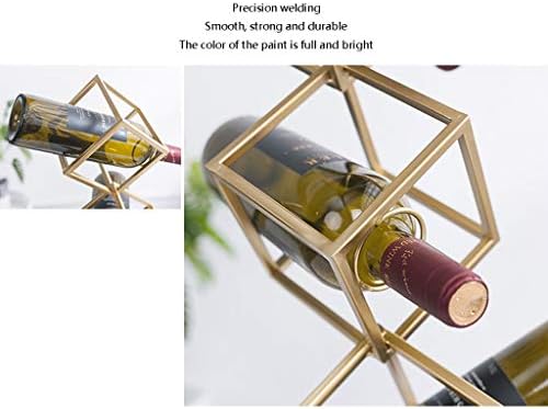 HASMI Modern Geometric Wine Rack for Home and Kitchen