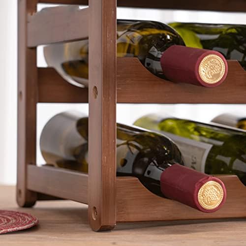 Habiba Premium Bamboo Wine Rack Multi-Layer Storage