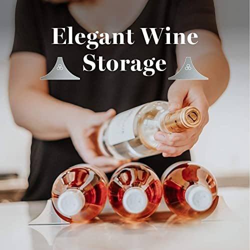 Tiny Elegant Flexible Wine Rack - Romantic Red