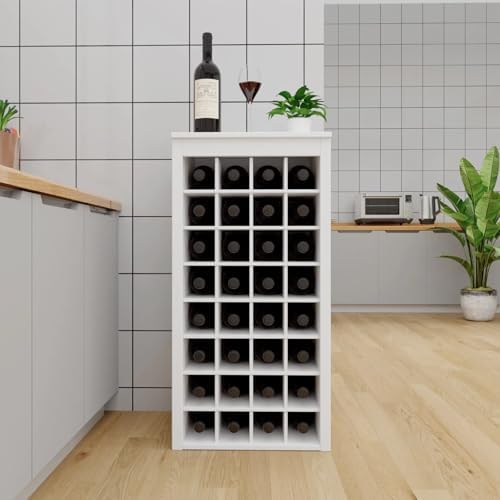 WERSMT 8-Tier Wine Rack Free Standing Floor
