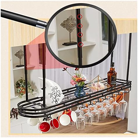 ALDEPO Wine Rack Upside Down Ceiling Holder