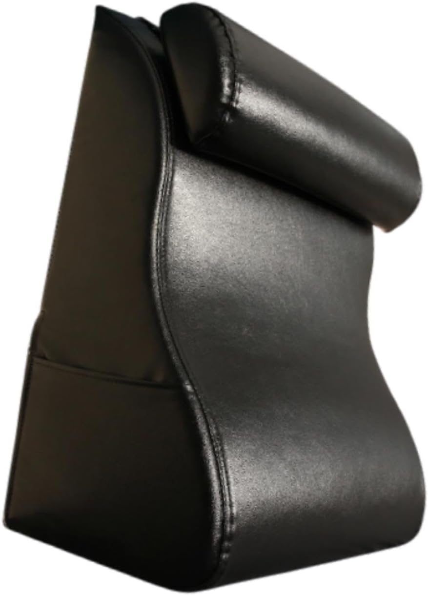 Ioensy Headboard Pillow for Neck and Lumbar Support Black 1