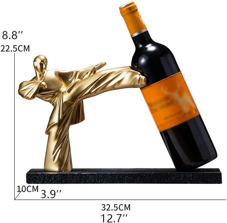 INKTUS Rustic Resin Wine Rack Decor