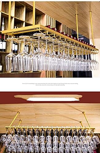 Adjustable Metal Wine Rack 120Cm Wall-Mounted Glass Holder