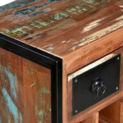CHARMMA Wine Rack 16 Bottles Reclaimed Wood