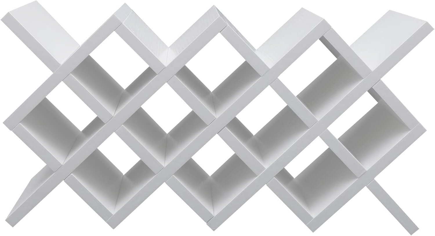 LUOSHALIYA Wine Bottles Rack with Ten Compartments