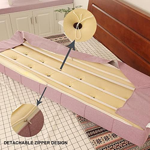 ZZYK Upholstered Headboard Cushion Washable Linen Bed Backrest