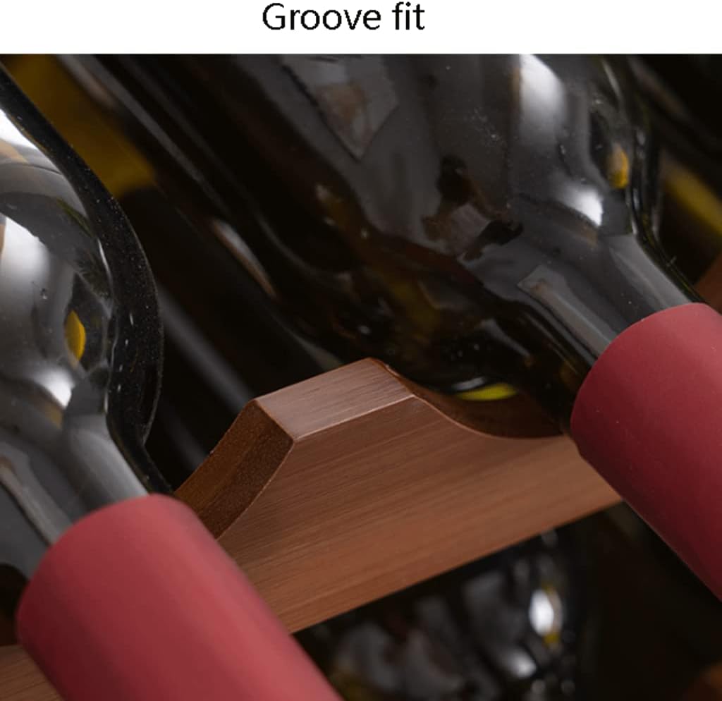 Habiba Premium Bamboo Wine Rack Multi-Layer Storage
