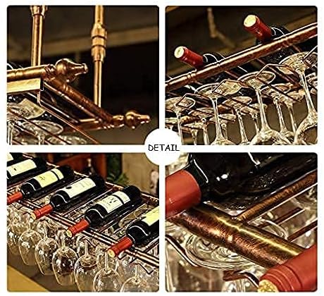 Sturdy Iron Wine Glass Rack for Home and Kitchen