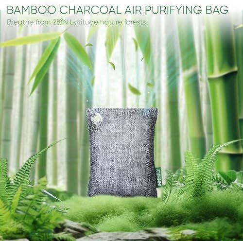 Innmily Activated Charcoal Odor Absorber 10 Pack with Hooks