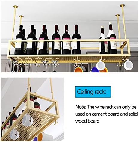 Sturdy Iron Wine Glass Holder with Adjustable Stemware Rack 1