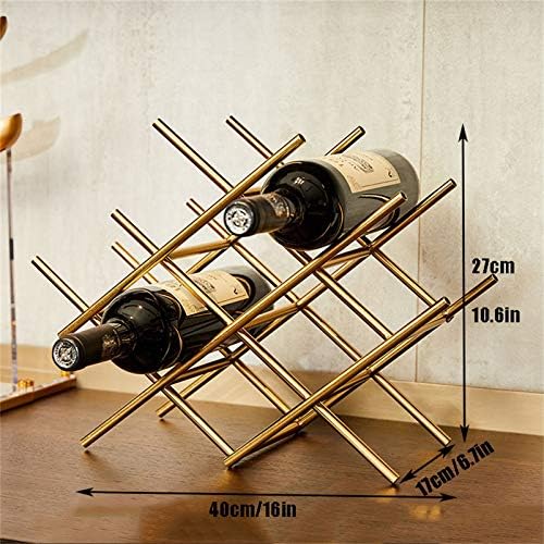 CGF- Freestanding Wine Rack with Geometric Design 1