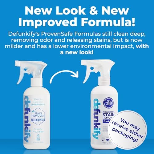 DEFUNKIFY Laundry Stain Remover Spray 16oz 2-Pack