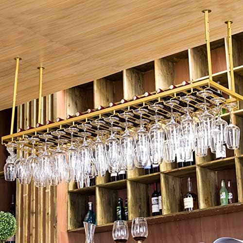 Suuim Adjustable Wine Glass Holder with Storage
