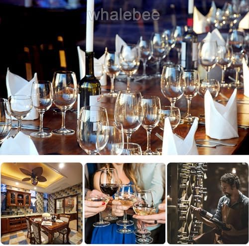 Whalebee Wall Wine Glass Hanger 5 Row Metal Rack