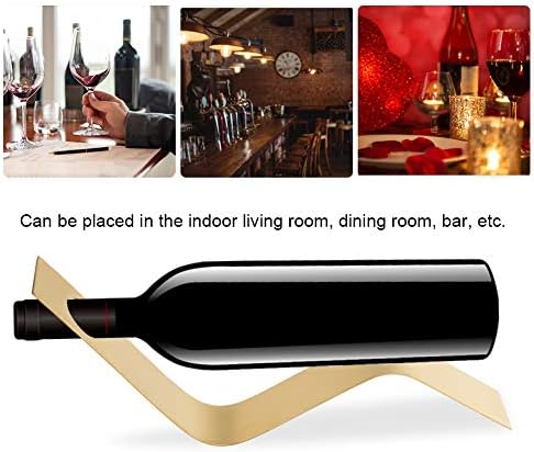 Wnvivi S-Shaped Wine Storage Rack Gold