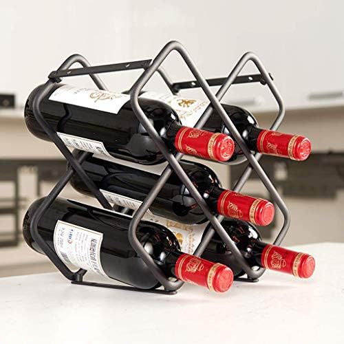 Umaxa 6 Bottle Wine Rack Stand Freestanding Space Saver