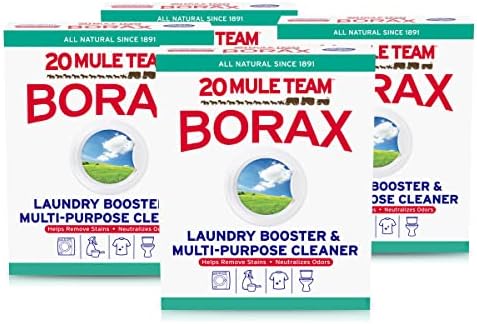 20 Mule Team Borax Detergent Booster 65 Ounce 4 Count
